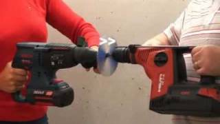 Hilti TE7 A Torque contest vs Bosch GBH 36V [upl. by Ahsoj]