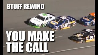 YOU MAKE THE CALL Derek Kraus win gets Harvick fans upset at KCRP [upl. by Mitinger]