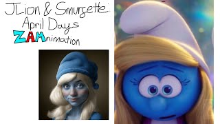 JLion amp Smurfette April Days  Nelvana Movies  2023 [upl. by Haymes98]