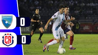 GUATEMALA IGUALA 0  0 ANTE COSTA RICA POR LA FECHA 2  CONCACAF NATIONS LEAGUE  REY DEPORTIVO [upl. by Izzy]