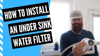 How To Install An Under Counter Water Filter [upl. by Klockau]