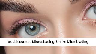 Microblading Eyebrows Microblading Microshading and Microfeathering [upl. by Addia15]