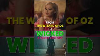 How we got from The Wizard of Oz to Wicked explained in under 3 min 🪄 [upl. by Carew]