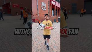 Will a Liverpool fan kick the ball away 🙃⚽️🏟 football liverpool kickups anfield [upl. by Aitropal]