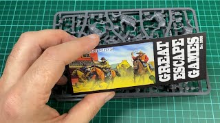 Mounted Gunfighters sneak peek sprue review and Old West kitbashing ideas for Dead Man’s Hand [upl. by Oironoh917]