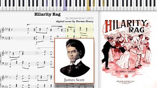 Hilarity Rag by James Scott 1910 Ragtime piano [upl. by Pantheas]