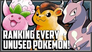 Ranking All 101 Unused Pokemon From WORST to BEST [upl. by Mame]