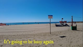 Carihuela Beach Torremolinos MalagaRestaurants Cafes Bars Summer 24 mwtechlife [upl. by Aneliram]