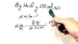 Como calcular el  masa en masa [upl. by Ketchum]