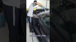 STEAM CLEANING CAR automobile carcleaningservice carmaintenance detailing [upl. by Ikey]