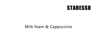 Make a Cappuccino with Staresso SP200 [upl. by Hasen]