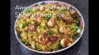 Tasty and Easy Shrimp Fried Rice Recipe to make at home [upl. by Mirielle587]