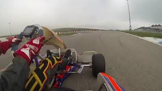 Dave Blom  Onboard Rotax Max Senior at Campillos 2020 [upl. by Sinnelg]