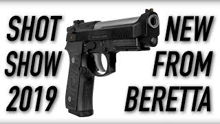 New Beretta M9A3 Models LTT Elite and APX Compact  SHOT Show 2019 [upl. by Lorne316]