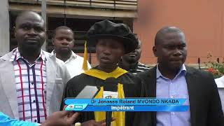 Soutenance de thèse de Doctorat PhD en Histoire du Dr Jonasse Roland NKADA MVONDO [upl. by Marylinda542]