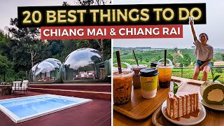 20 EPIC Things to do in Chiang Mai amp Chiang Rai 2023  Thailand Travel Guide [upl. by Lledualc]