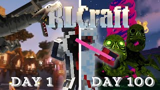 Surviving 100 Days in RLCraft [upl. by Kleinstein]