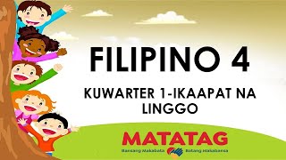 FILIPINO 4 MATATAG Q1 WEEK 4TEKSTONG NARATIBONG ANEKDOTA [upl. by Girovard500]