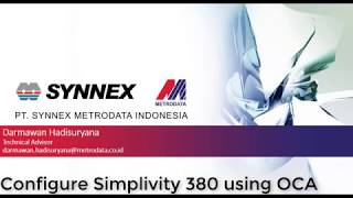 Configure Simplivity 380 using OCA [upl. by Naerda621]