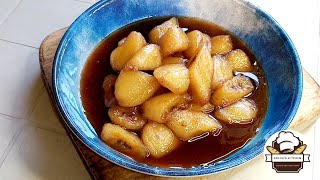 Minatamis na Saging Saba easy banana in sugar syrup recipe [upl. by Ahsinor]