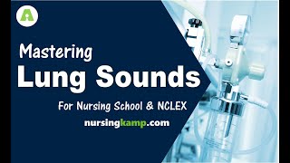 What are normal abnormal lung sounds Stridor Wheezes Rhonchi Crackles Nursing NCLEX Review 2019 [upl. by Odraner676]