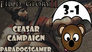 Field of Glory 2 beta  Ceasar Campaign  Battle 3 [upl. by Philbin953]