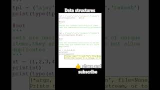 python tutorials  data strutures  short 23 python shorts ytshorts datastructures short23 [upl. by Moonier]