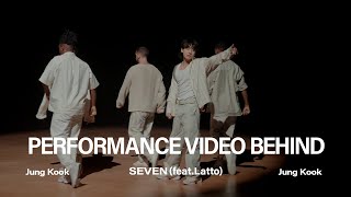 정국 Jung Kook ‘Seven feat Latto’ Performance Video Behind [upl. by Lordan]