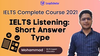 IELTS LISTENING SECTION  SHORT ANSWERS [upl. by Elo]