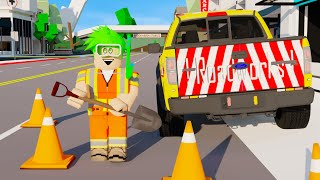 ROAD WORKER IN BROOKHAVEN RP [upl. by Shorter427]