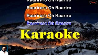 Karaoke  Kanne Kalaimaane  Moondram Pirai  With English Lyrics  Ilaiyaraaja   KJ Yesudas [upl. by Atahs]