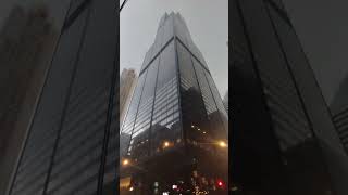 July 12 2023 Tornado Warnings Sounding Off by Willis Tower Chicago ILL USA RongTurnTV [upl. by Nittirb]