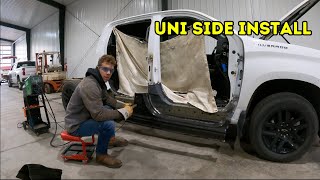 REPLACING THE ROCKER PANEL ON A 2023 CHEVROLET SILVERADO [upl. by Ardolino]