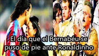 Ovación en el Bernabéu La increíble anécdota de Ronaldinho contada por Andrés Iniesta [upl. by Proudman]