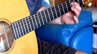 Midnight Rider Allman Brothers Acoustic Lesson Dropped D [upl. by Mapel]