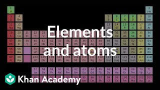 Elements and atoms  Atoms compounds and ions  Chemistry  Khan Academy [upl. by Reivad824]