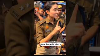 IPS Anshika Verma ❤️ Handling Students Strike🔥 upsc ips shorts viral ytshorts trending [upl. by O'Donoghue]