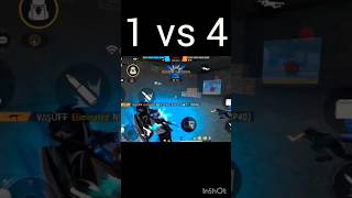 1 vs 4 cs rank on xm8 and mp40 freefireshortsfeed trending [upl. by Obara508]