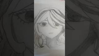 animedrawing how to drawanime drawingcute girl anime drawing cute animedrawing girl easyshorts [upl. by Julietta]