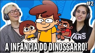 JOVENS REAGEM A HISTÓRIAS DE INFÂNCIA  DINOSSARRO [upl. by Ellerud]