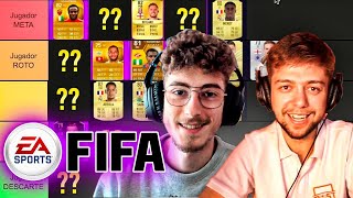 HACEMOS el TIER LIST de los MÁS CHETADOS en la HISTORIA de FIFA con ANDONI [upl. by Airual]