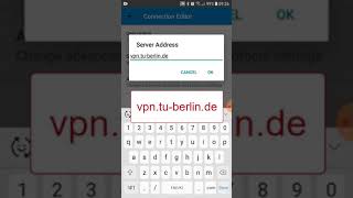 VPN connection at the TU Berlin  Android with Cisco AnyConnect [upl. by Hselin891]