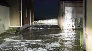 Golspie storm golspie surge evening of 28th October 2023 [upl. by Riva]