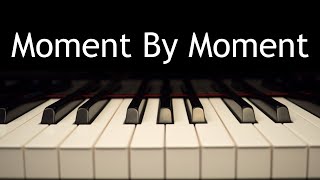 Moment By Moment  piano instrumental hymn with lyrics [upl. by Arada]