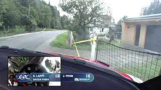 FIA ERC Barum Czech Rally Zlín  Lappi Crash [upl. by Harrad]