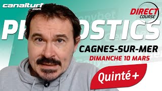 Pronostic Quinté et des courses PMU du Dimanche 10 mars 2024  En partenariat avec GenybetTurf [upl. by Mandy940]