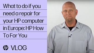 What to do if you need a repair for your HP computer in Europe HP How To For You  HP Support [upl. by Schreiber]