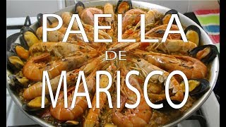 Paella de Marisco Fácil y Rápida [upl. by Eilla]