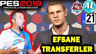 BOMBA İSİMLER TRANSFER ETTİK ve 35 METRE EFSANE GOL  PES 2019 TANTUNİSPOR ANALİG 21 [upl. by Robi225]