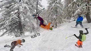 VLOG 73 BACKFLIP AND POW DAY Tarvisio [upl. by Yonatan]